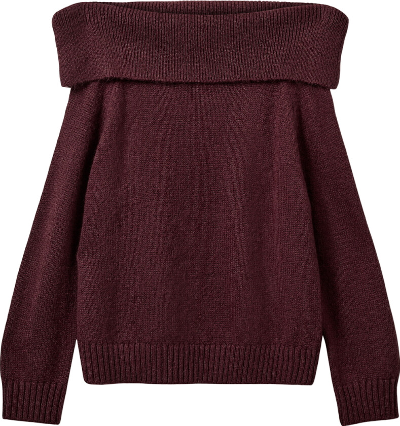 Genser - Strikk - Sawasy - Plum - - 16 år (176) - Genser