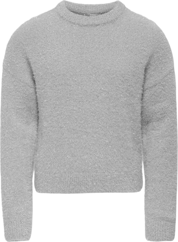 Genser - Strikk - KogPiumo - Sølv Glitter - - 13-14 år (158-164) - Genser