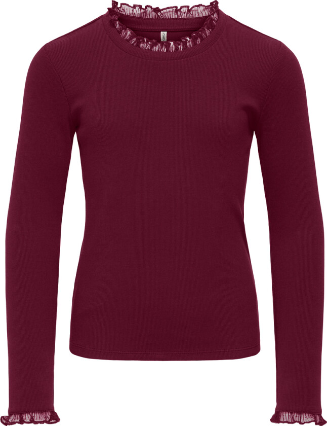 Genser - Rib - KogLeslie - Cabernet - - 11-12 år (146-152) - Genser