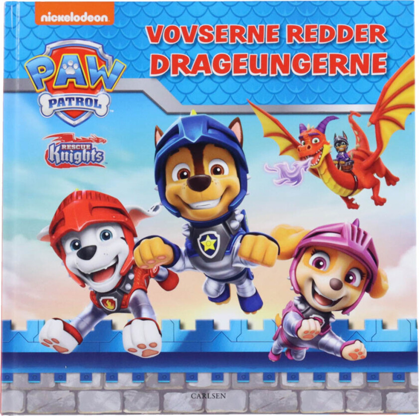 Bok - Valpene redder babydragene - Paw Patrol - - OneSize - Bok