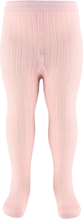 Strømpebukser - Ull - Rib - Light Pink - - 70 - Strømpebukser