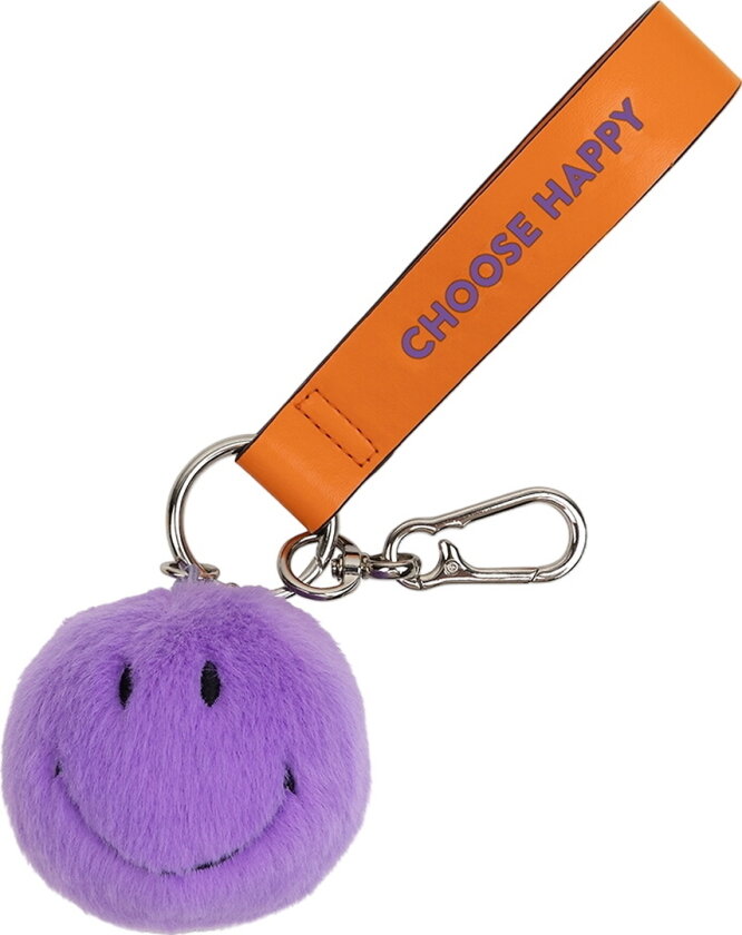 Nøkkelring - 7 cm - Smiley ECO Lodret Veskeanheng - - - OneSize - Nøkkelring