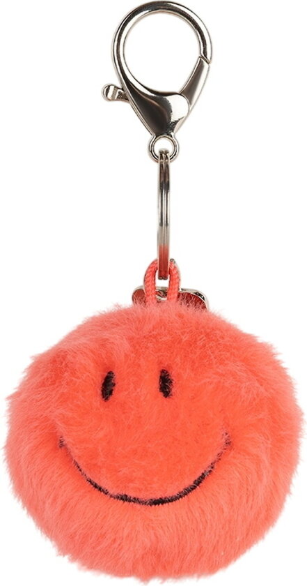 Nøkkelring - 5,5 cm - Smiley ECO Fuzzy - Lys Cora - - OneSize - Nøkkelring