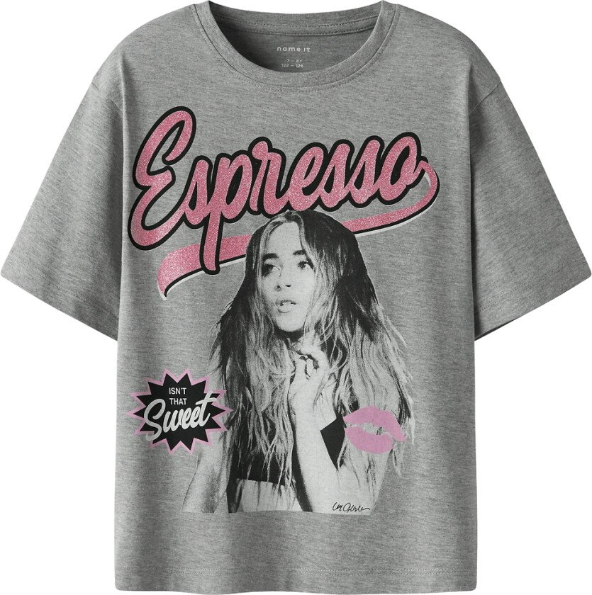 T-skjorte - NkfOdassa - Cicons - Grå Melert - - 6 år (116) - T-skjorte