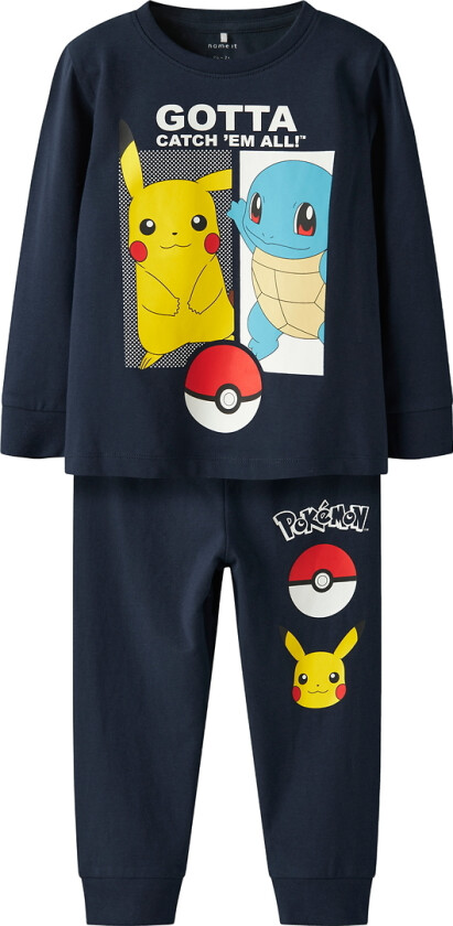 Pysjamas - NmmOstyr - Pokémon - Navy Blazer - - 3 år (98) - 2-delt nattøy