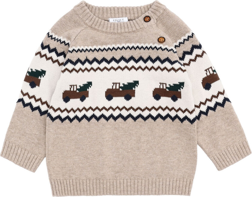 Genser - Strikk - HCPerry - Beige Melange m. Las - - 2 år (92) - Genser