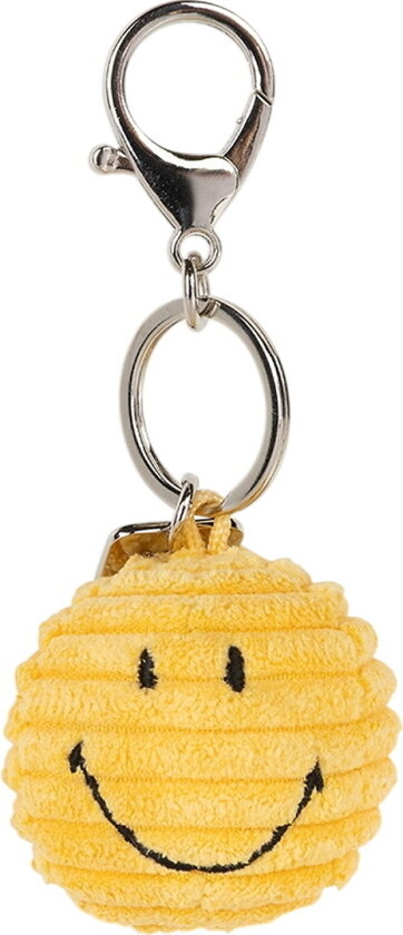 Nøkkelring - 4,5 cm - Smiley Nøkkelring ØKO Corduro - - OneSize - Nøkkelring