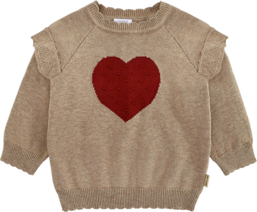 Genser - Strikk - HCPippa - Kjeks m. Hjerte - - 7 år (122) - Genser