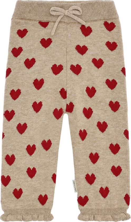 Bukser - Strikk - HCLisa - Kjeks m. Hjerter - - 1½ år (86) - Bukser - bomull