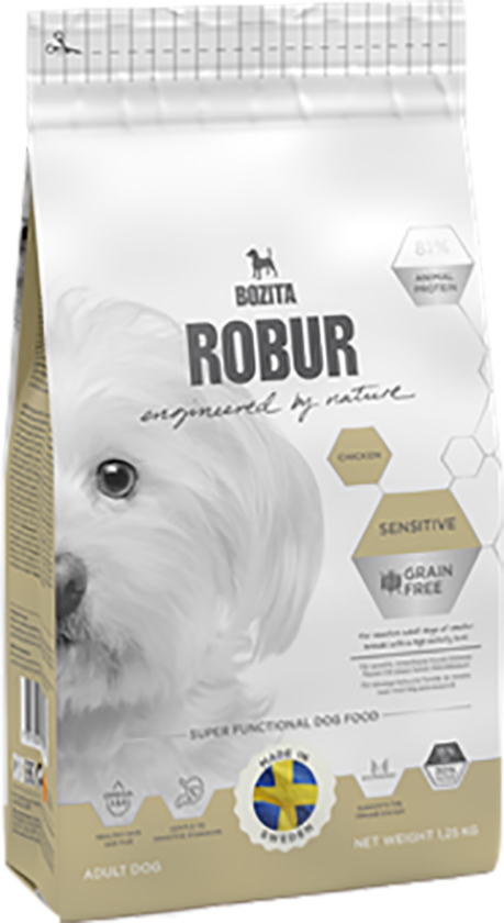 Bilde av Bozita Robur Adult Sensitive Grain Free Chicken (3,2 kg)