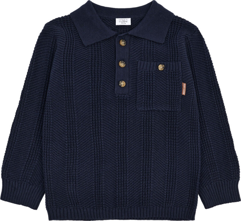 Genser - Strikk - HCPelle-struktur - Mer Navy - - 8 år (128) - Genser