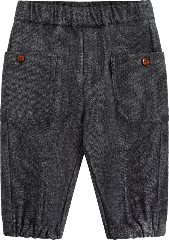 Bukser - HCTue - Fiskebensmør - Grey Blanding - - 68 - Bukser - bomull