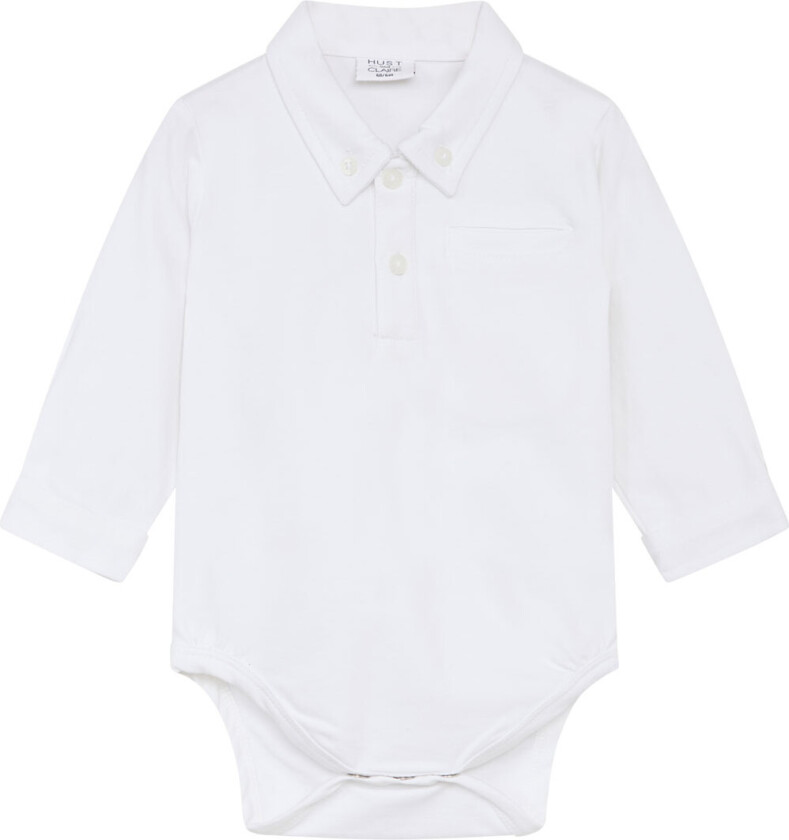 Skjorte I/e - HCBasil - Hvit - - 1 år (80) - Langermet Body