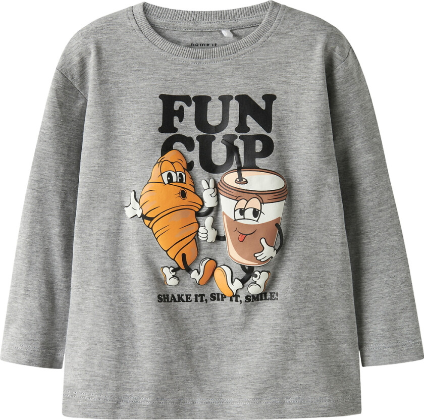 Genser - NmmRasmus - Grey Melange - - 3 år (98) - Genser