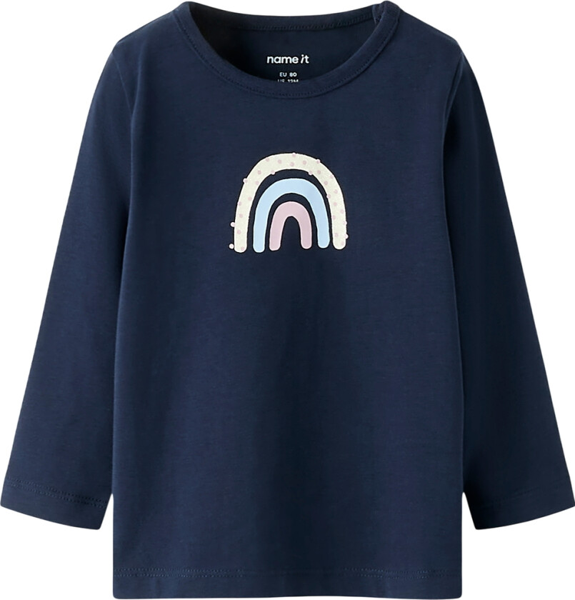 Genser - NbfVubie - Navy Blazer/Rainbow - - 68 - Genser