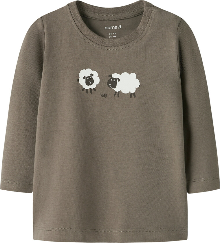 Genser - NbmVobbi - Valnøtt/Sau - - 68 - Genser