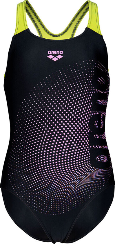 Badedrakt - DIM Light - Svart/Artikkel Lime - - 12-13 år (152-158) - Badetøy