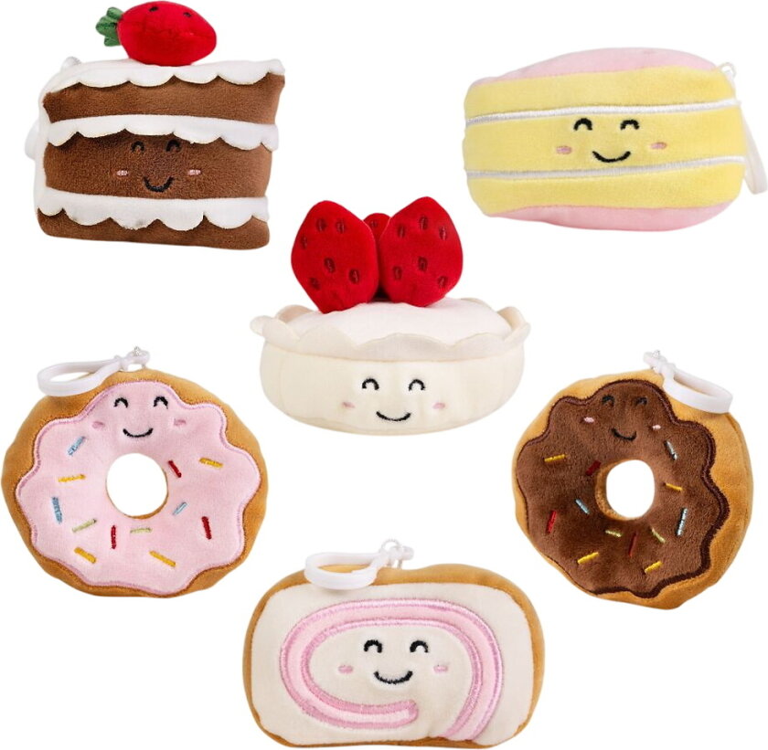 Veskeanheng - Dessert - Klips - Assortert. - - OneSize - Nøkkelring
