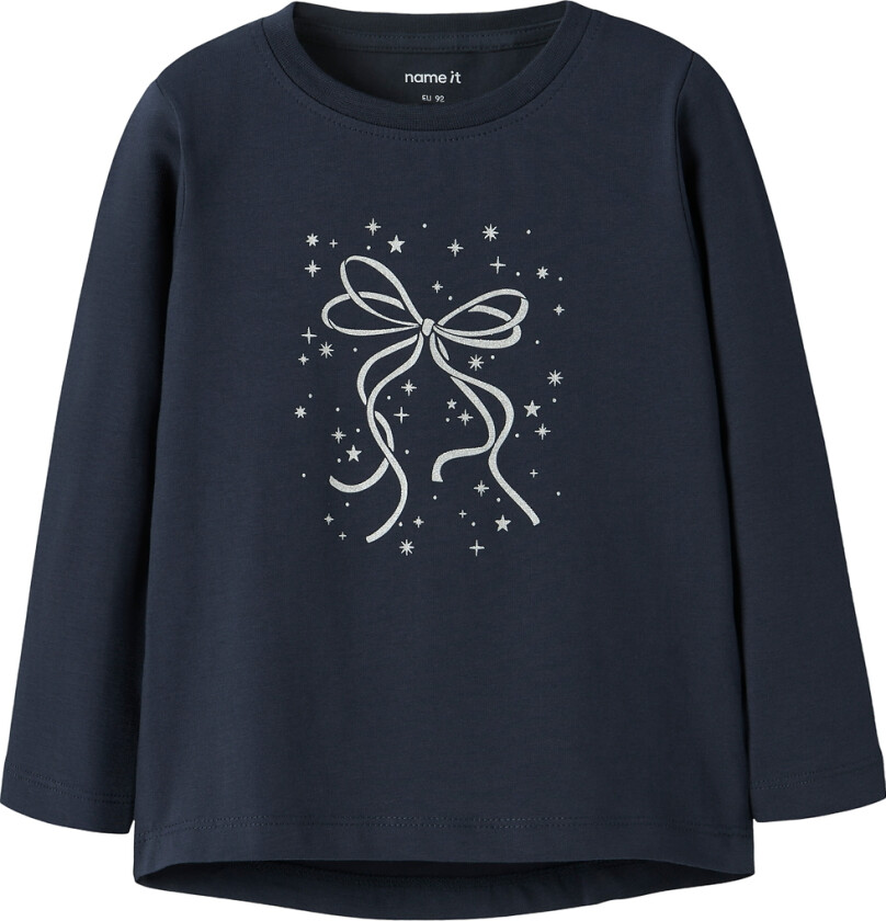 Genser - NmfViparty - Navy Blazer/Stjerner Bow - - 5 år (110) - Genser