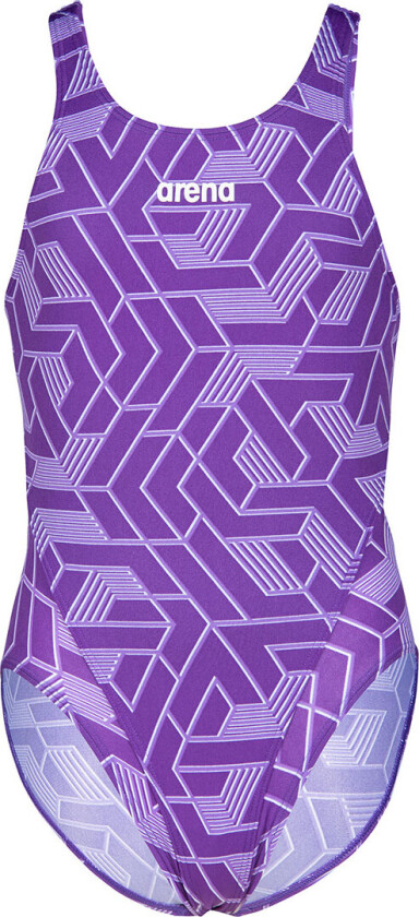 Badedrakt - Escape - Svart/Team Purple - - 8-9 år (128-134) - Badetøy