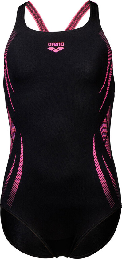 Badedrakt - Poseidonia - Svart/Rosa - - 8-9 år (128-134) - Badetøy