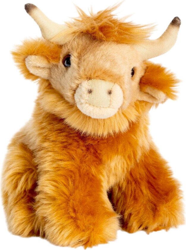 Kosedyr - 17x14 cm - Skotsk høylandsfe - Brun - - OneSize - Kosedyr