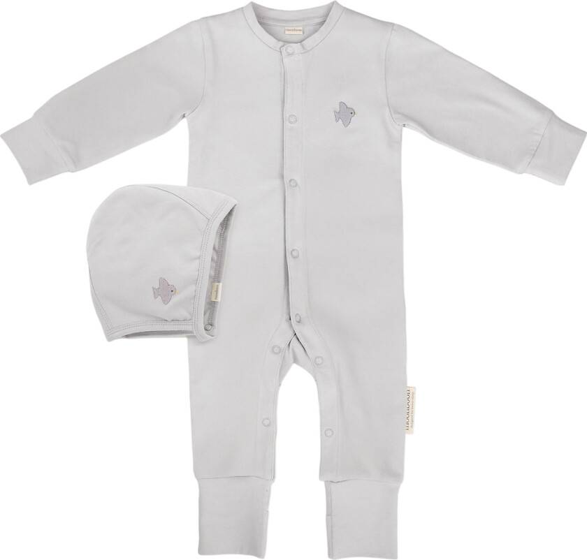 Nattdrakt m. Babylue - Gaveeske - Måne Rock - - 1-3 md - Nattdrakt