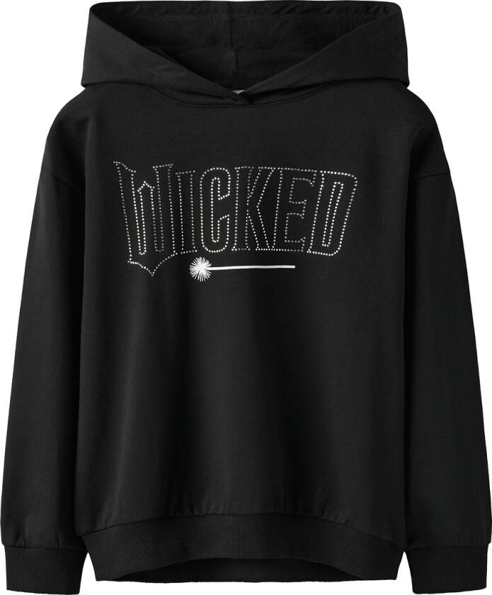 Hettegenser - NkfNirdi - Black - - 7-8 år (122-128) - Hettegenser