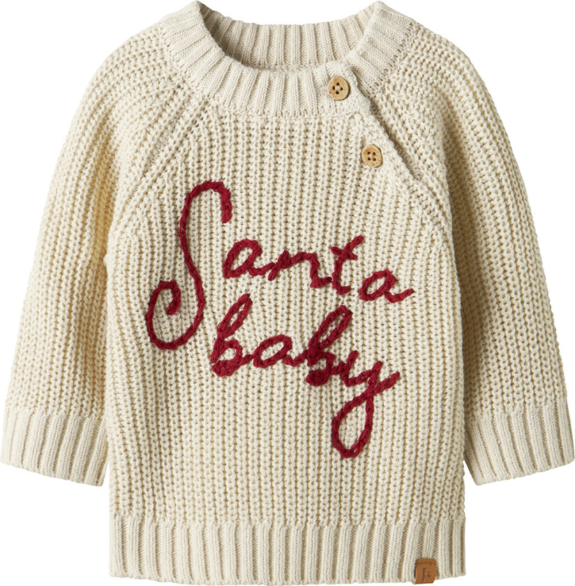 Lil' Atelier Genser - Strikk - NbnEmlen - Turteldue - Lil Atelier - 68 - Genser