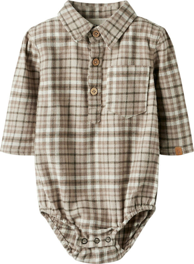 Lil' Atelier Skjorte I/e - NbmRebel - Sepia-farge - Lil Atelier - 68 - Langermet Body