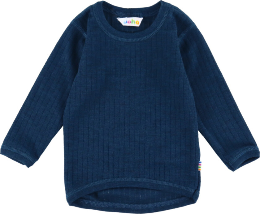 Genser - Ull - Rib - Mørk Turkis - - 130 - Genser