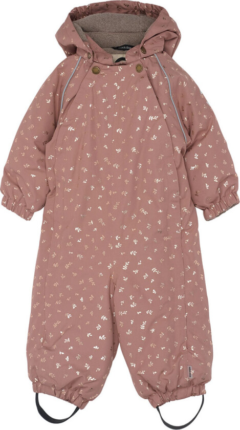 Vinterdress - Burlwood m. Gull - - 4 år (104) - Vinterdress