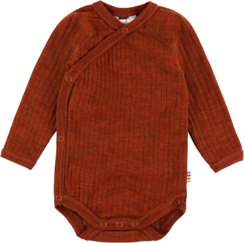 Omslagsbody I/e - Ull - Rib - Rust - - 40 - Langermet Body