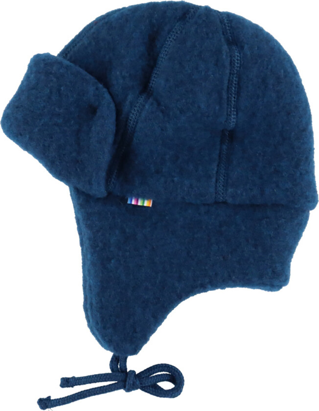 Lue - Ull - Mørk Turkis - - 54 cm - Lue