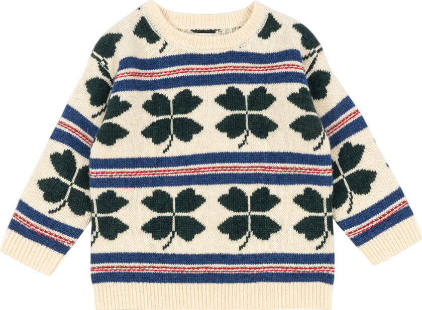 Genser - Ull - Strikk - Billi - Clover - - 4 år (104) - Genser