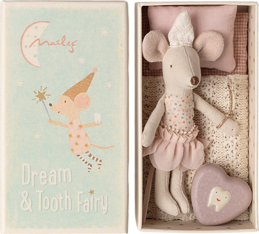 Mus - Lillesøster - Tannfeen I Fyrstikkeske - - OneSize - Dukke