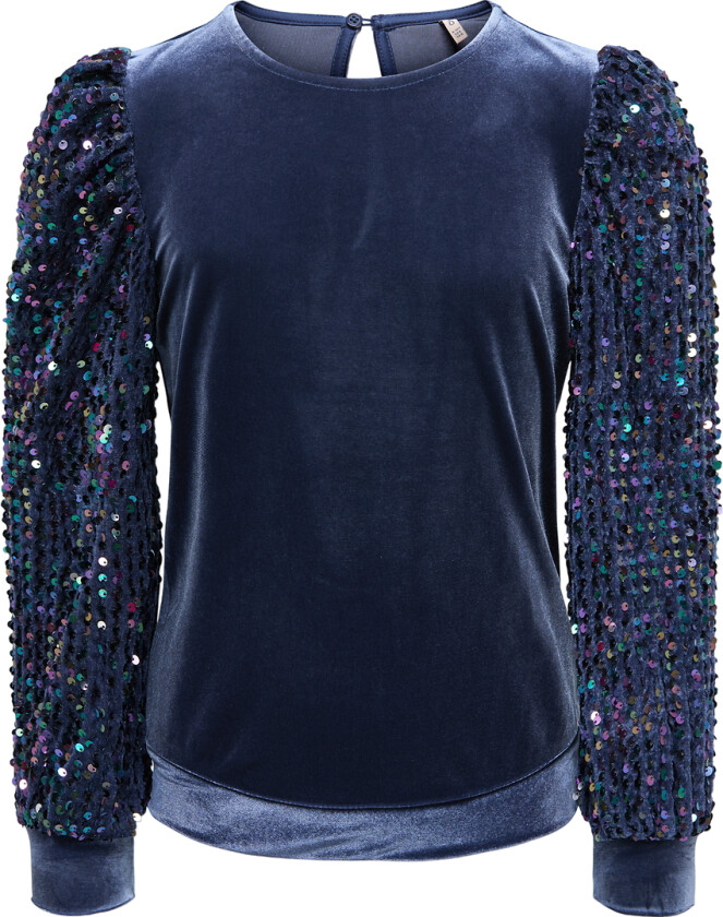 Genser - KogConfidence - Velur/Palietter - Sjøkrigssko - - 9-10 år (134-140) - Genser