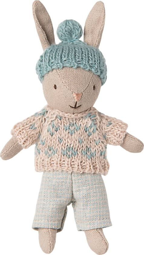 Vinter Hare - Micro - Sand/Mint - - OneSize - Dukke