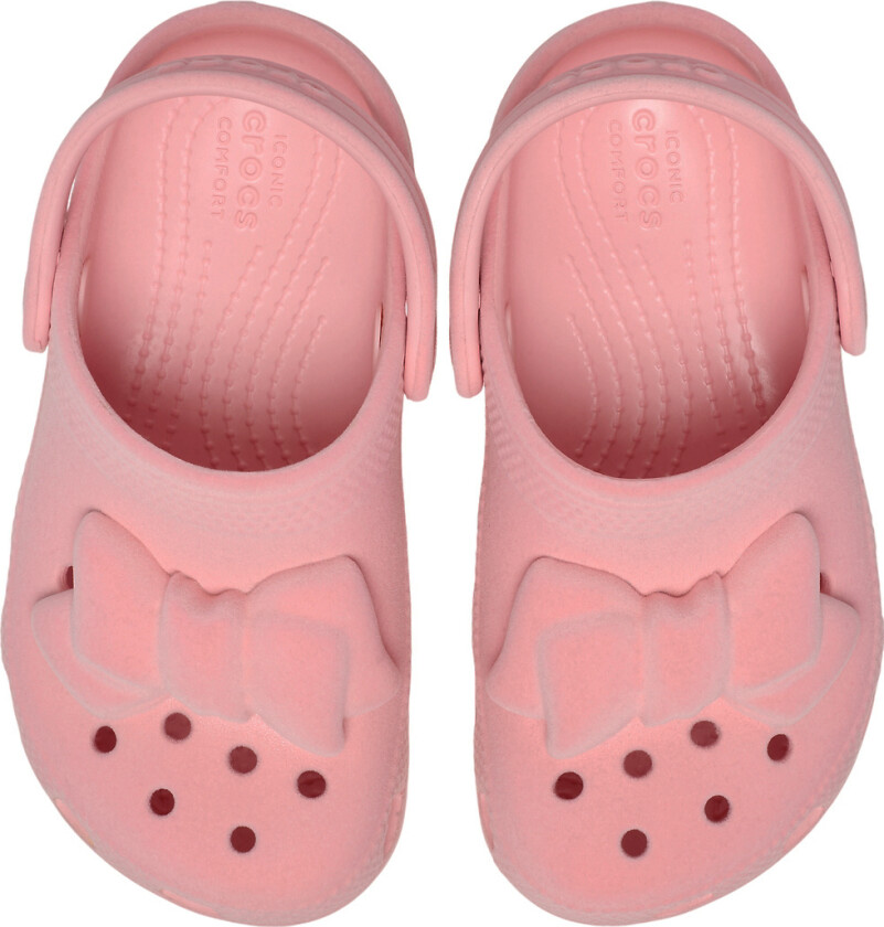 Sandaler - Classic+ Fløyel Bow Tresko T - Powder Rosa - - 20/21 - Sandals