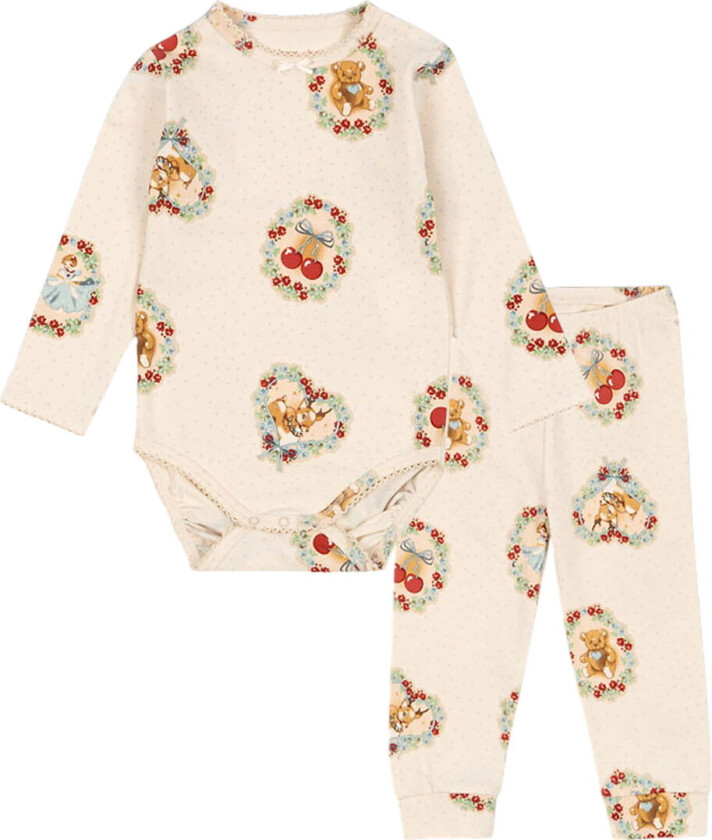 Bilde av Sett - Body I/e/Leggings - Deer Dagbok - - 2 år (92) - Langermet Body