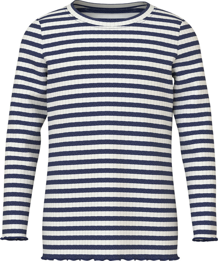 Genser - NmfVemma - Cloud Danser/Fyrtårn Blue Stripe - - 5 år (110) - Genser