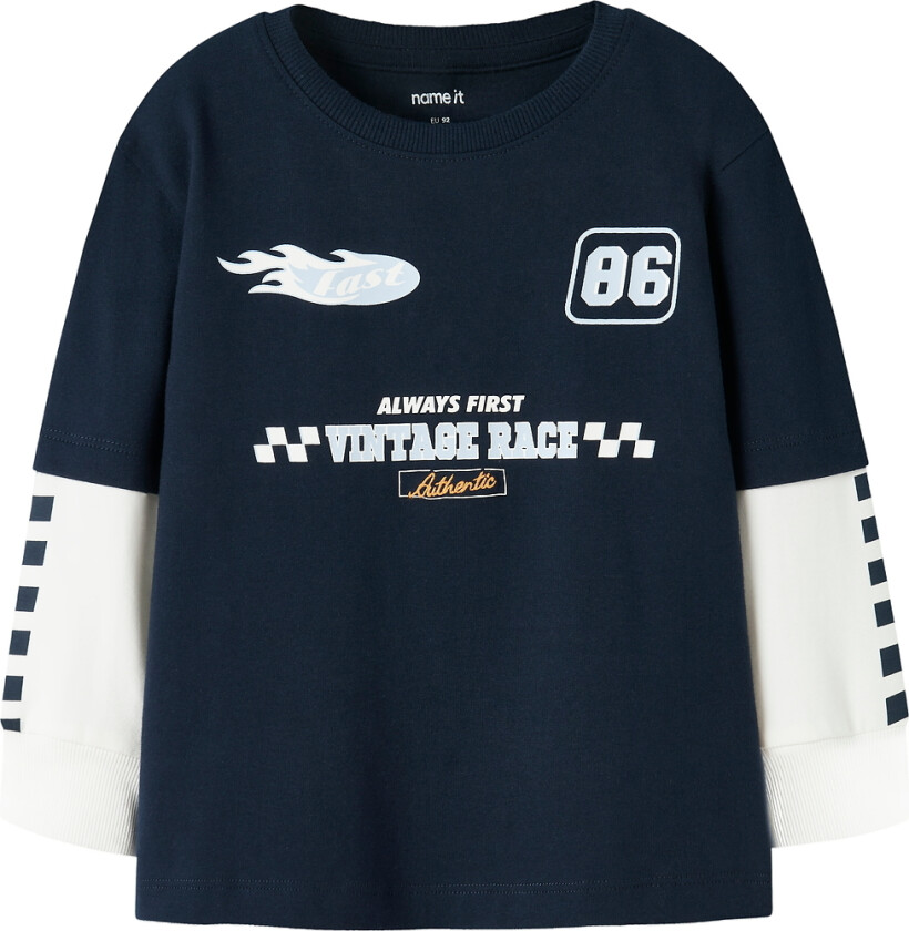 Genser - NmmRichael - Navy Blazer - - 4 år (104) - Genser