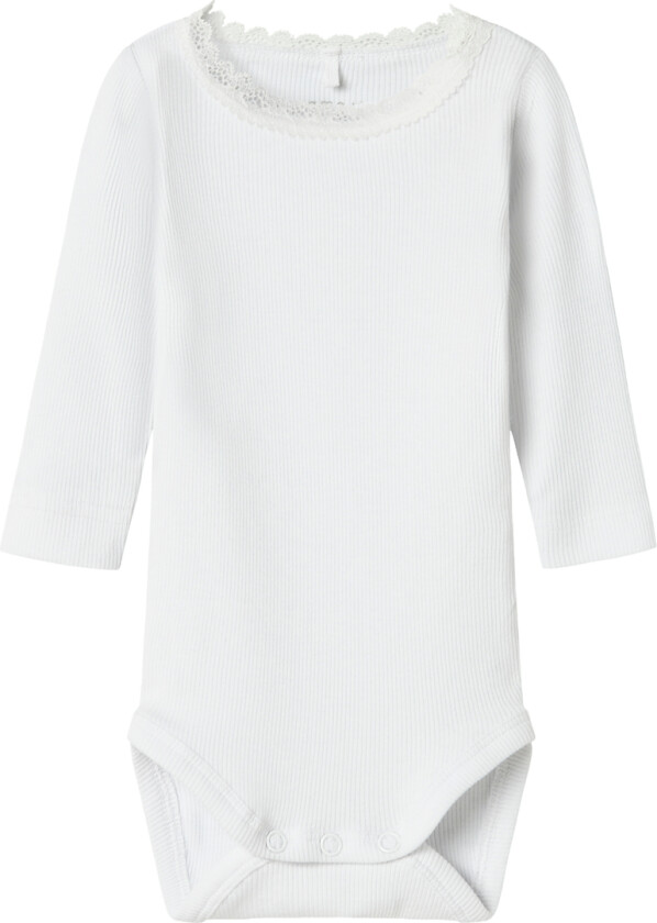 Body I/e - Noos - Rib - NbfKab - Bright White - - 56 - Langermet Body