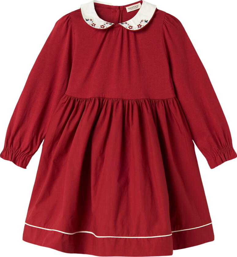 Kjole - Bomull/Modal - Dielle - Hibiscus Red - - 3 år (98) - Kjole