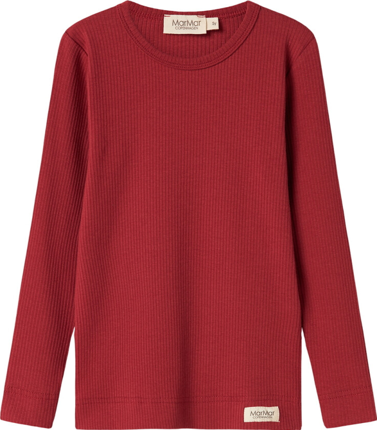 Genser - Rib/Modal - Hibiscus Red - - 2 år (92) - Genser