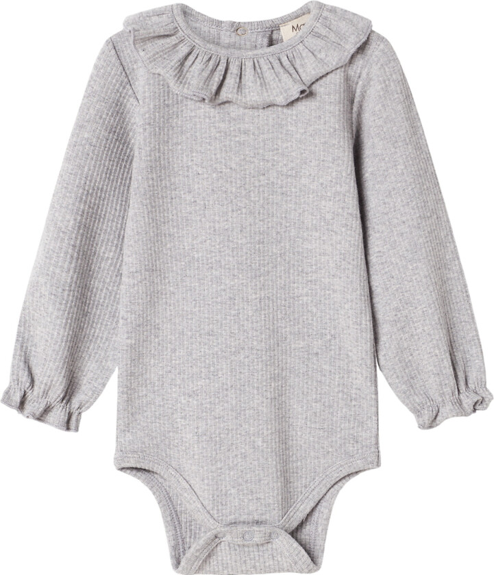 Body I/e - Rib/Modal - Brandine - Light Grey Melange - - 86 - Langermet Body