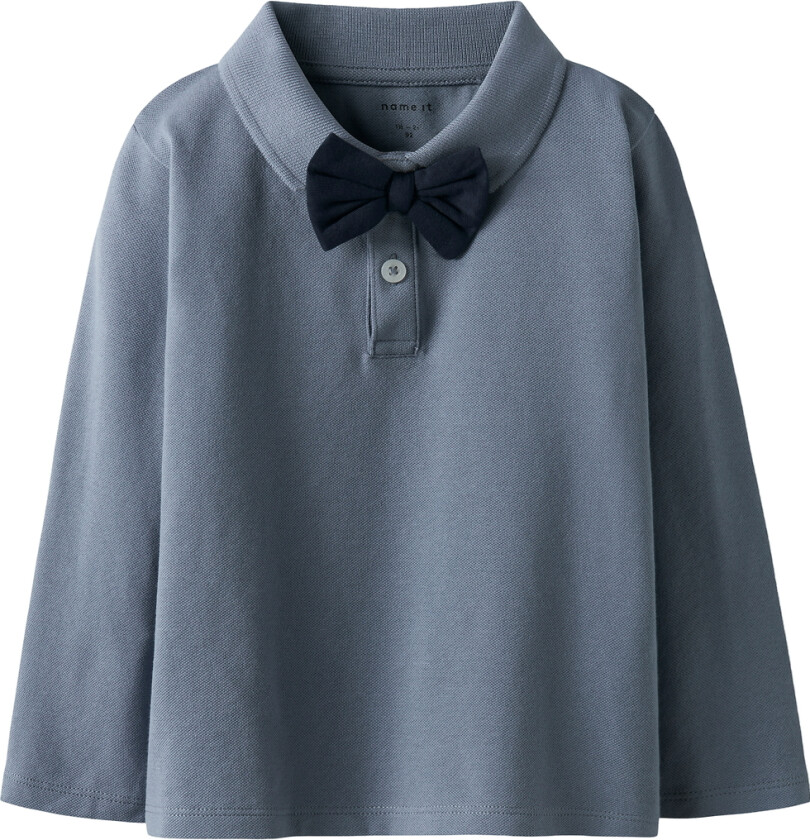 Poloskjorte - NmmRogula - Flint Stone - - 3 år (98) - Polo