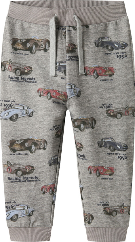 Joggebukser - NmmReiner - Grey Melange - - 5 år (110) - Joggebukse