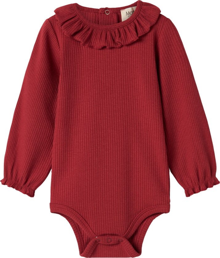 Body I/e - Rib/Modal - Brandine - Hibiscus Red - - 62 - Langermet Body