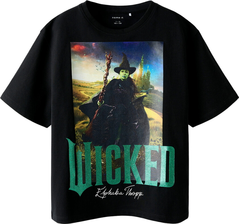 T-skjorte - NkfNira - Ond - Black - - 6 år (116) - T-skjorte